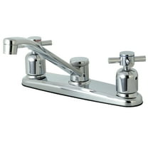 Kingston FB111DX Concord Two-Handle 2-Hole 8" Centerset Kitchen Faucet in Polished Chrome