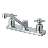 Kingston Brass Concord 8-Inch Centerset Kitchen Faucet – Polished Chrome, Brass Construction