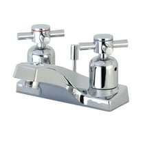Kingston Brass FB201DX 4 in. Centerset Mounted Bathroom Faucet, Polished Chrome