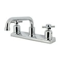 thumbnail image 1 of Kingston FB2131DX Concord Two-Handle 2-Hole 8" Centerset Kitchen Faucet in Polished Chrome, 1 of 7