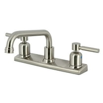 Kingston FB2138DL Concord Two-Handle 2-Hole 8" Centerset Kitchen Faucet in Brushed Nickel