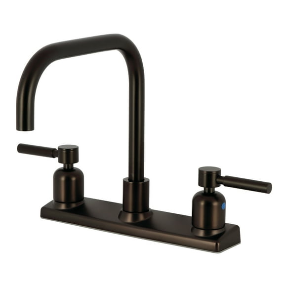 Kingston FB2145DL Concord Two-Handle 2-Hole 8" Centerset Kitchen Faucet in Oil Rubbed Bronze