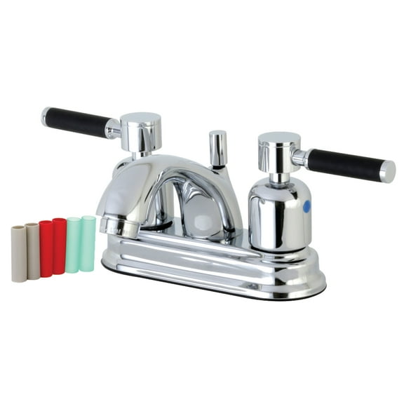 Kingston Brass FB2601DKL 4 in. Centerset Bathroom Faucet, Polished Chrome