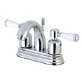 thumbnail image 1 of Kingston Brass FB5611DPL 4 in. Centerset Bathroom Faucet, Polished Chrome, 1 of 3