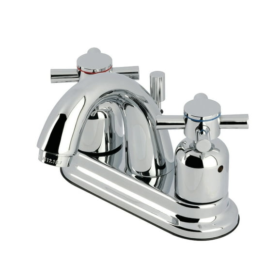 Kingston Brass FB5611DX 4 in. Centerset Deck Mount Bathroom Faucet, Polished Chrome