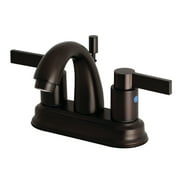 Kingston Brass FB5615NDL 4 in. Centerset Bathroom Faucet, Oil Rubbed Bronze