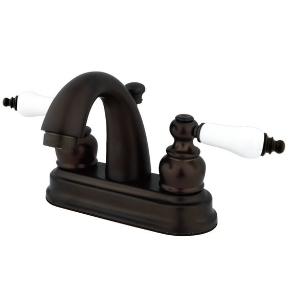 Kingston Brass FB5615PL 4 in. Centerset Bathroom Faucet, Oil Rubbed Bronze