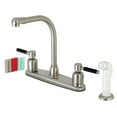 thumbnail image 1 of Kingston Brass FB718DKL Centerset Kitchen Faucet, Brushed Nickel, 1 of 4