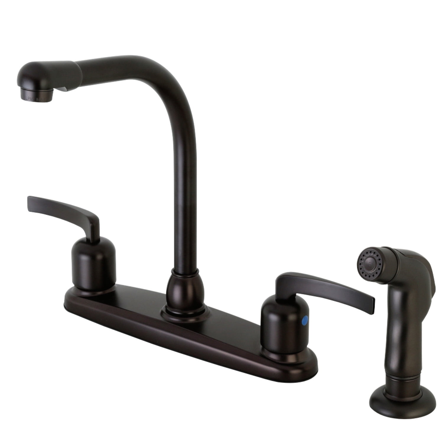 Kingston Brass FB755EFLSP Centurion 8Inch Centerset Kitchen Faucet