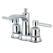 Kingston Brass FB7611DL 4 in. Centerset Bathroom Faucet, Polished Chrome