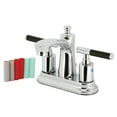 thumbnail image 1 of Kingston Brass FB7621CKL Kaiser 4 in. Centerset Bathroom Faucet with Pop-Up Drain, Polished Chrome, 1 of 5