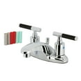 thumbnail image 1 of Kingston Brass FB8621CKL Kaiser 4 in. Centerset Bathroom Faucet with Pop-Up Drain, Polished Chrome, 1 of 5