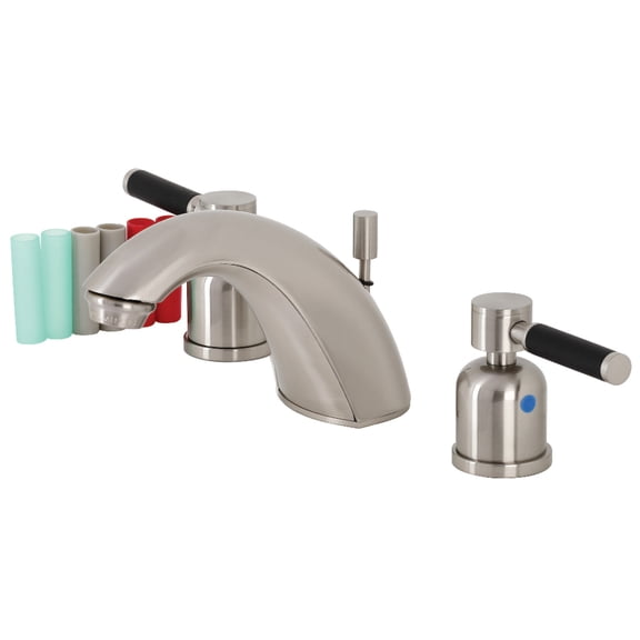 Kingston Brass FB8958DKL Kaiser Widespread Bathroom Faucet, Brushed Nickel