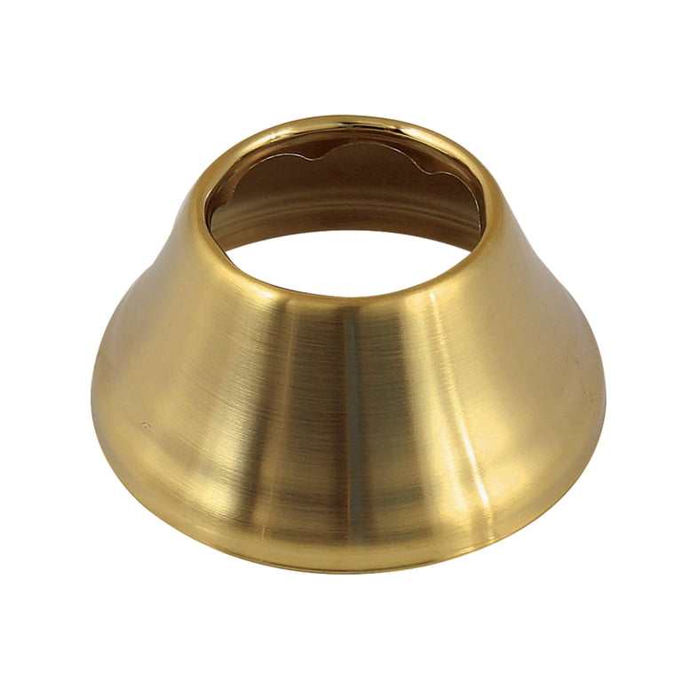 Kingston Brass FL387 Ade To Atch 3/8" FIP Flange, Brushed Brass