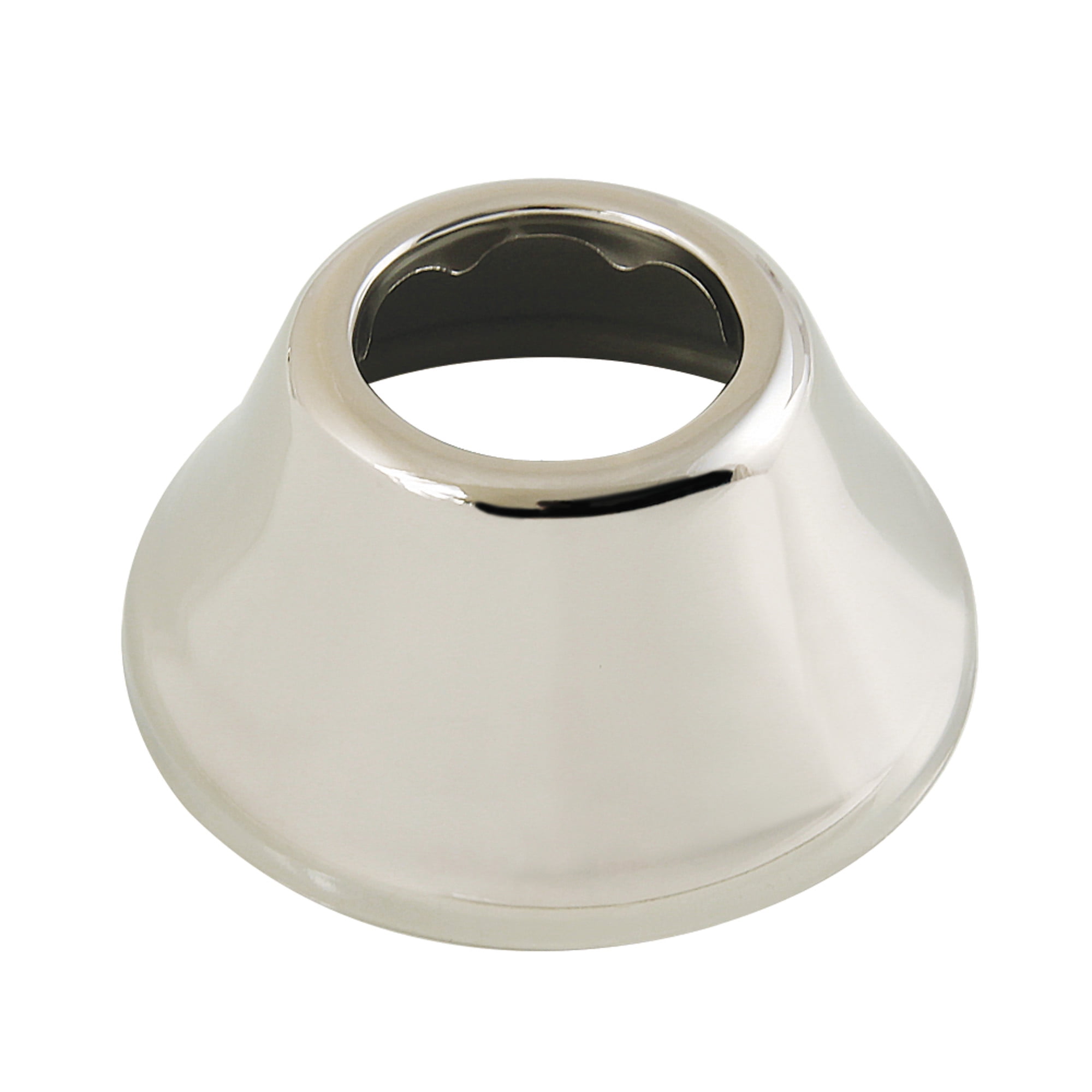 Polished Nickel Traditional Bell Flange, 3'' Diameter