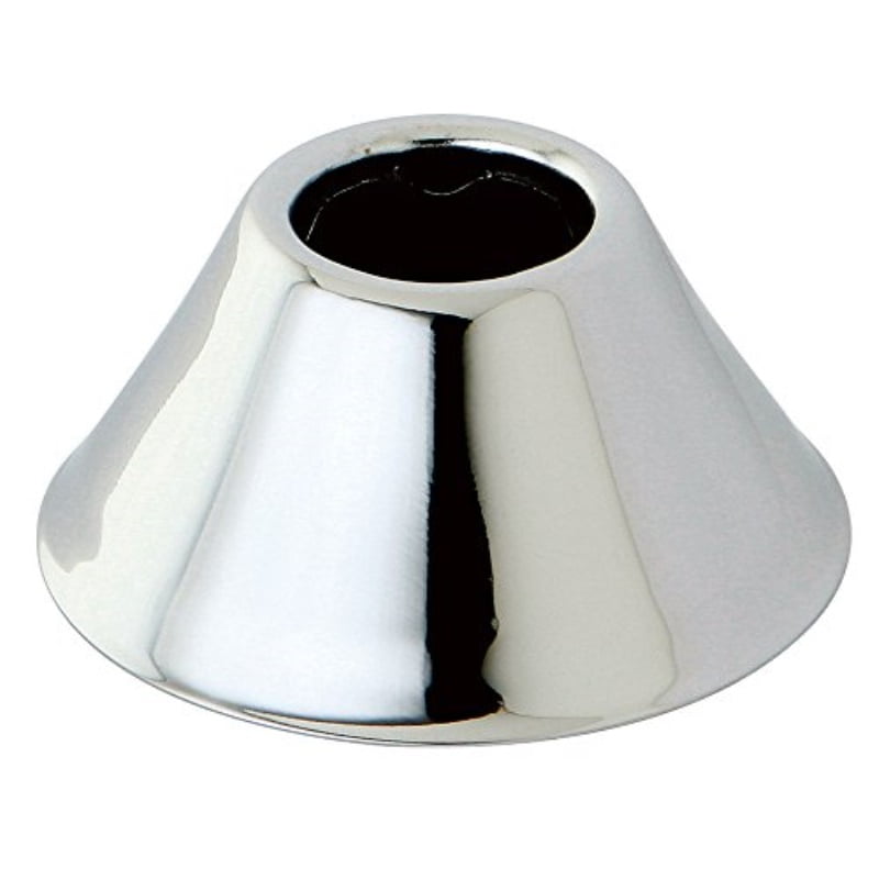 Polished Chrome Bell Flange for Bathroom Fixtures