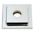 thumbnail image 1 of Kingston Brass FLSQUARE1 Claremont Standard Mount Heavy Duty Square Solid Cast Brass Shower Flange, Polished Chrome, 1 of 2