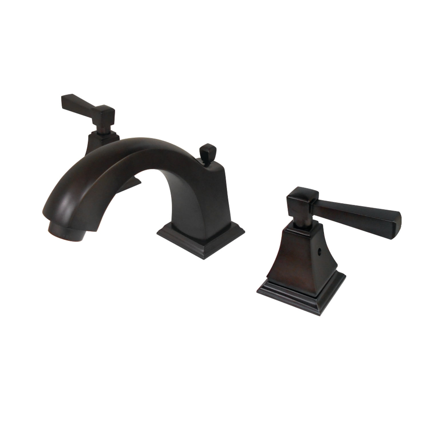 Kingston Brass FSC4685DL Concord Widespread Bathroom Faucet with Retail Pop-Up, Oil Rubbed Bronze