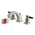 thumbnail image 1 of Kingston Brass FSC4688DKL Kaiser Widespread Bathroom Faucet with Pop-Up Drain, Brushed Nickel, 1 of 2