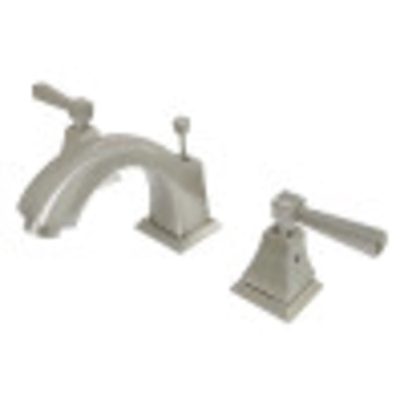 Kingston Brass FSC4688DL Concord Widespread Bathroom Faucet with Retail Pop-Up, Brushed Nickel