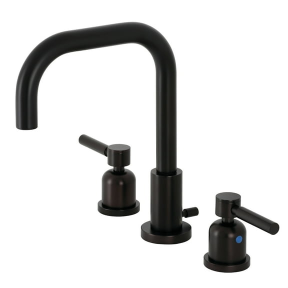 Kingston Brass FSC8935DL Concord Widespread Bathroom Faucet with Brass Pop-Up, Oil Rubbed Bronze