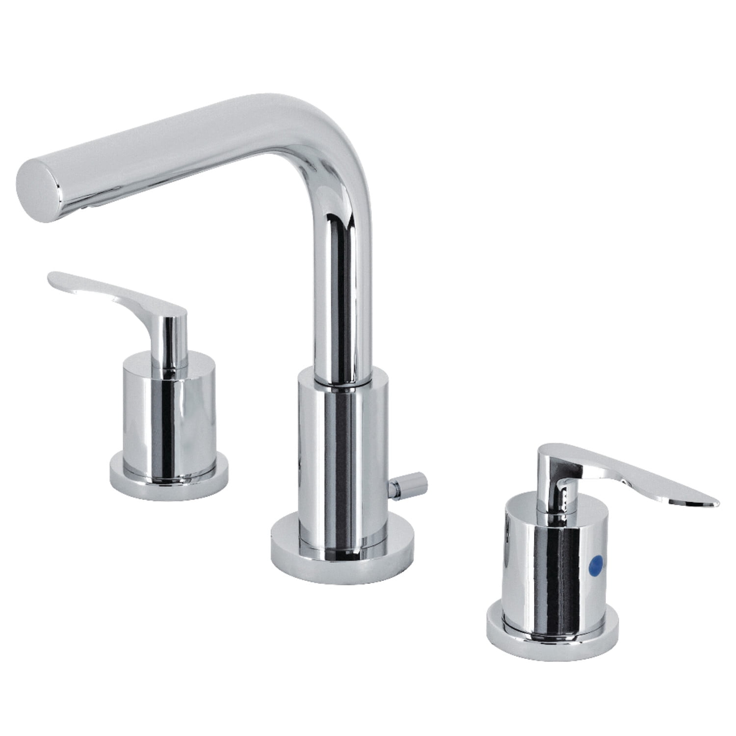 Kingston Brass FSC8951SVL Serena Widespread Bathroom Faucet with Pop-Up Drain, Polished Chrome