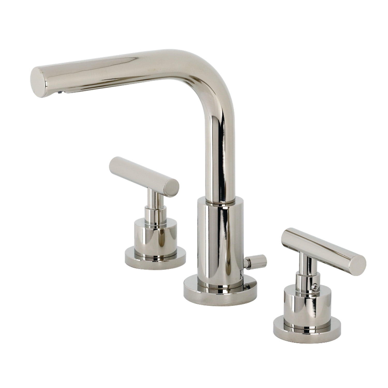 Manhattan Elegance Widespread Bathroom Faucet in Polished Nickel