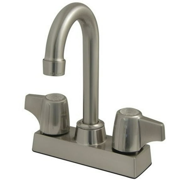 Kingston Brass GKB460SN GKB460SN Water Saving Franklin Centerset Bar Faucet, Satin Nickel