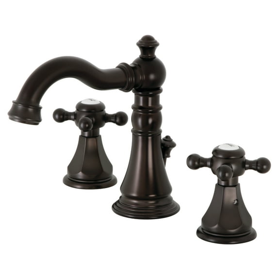 Kingston Brass FSC1975BX Metropolitan Widespread Bathroom Faucet with Pop-Up Drain, Oil Rubbed Bronze