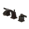 thumbnail image 1 of Kingston Brass FSC4685NQL Meridian Widespread Bathroom Faucet with Pop-Up Drain, Oil Rubbed Bronze, 1 of 8