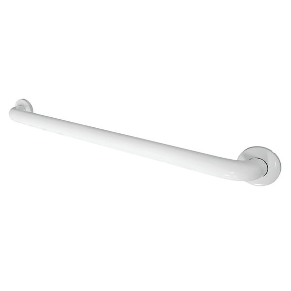 Kingston Brass GB1236CSW Made To Match 36-Inch x 1-1/2-Inch O.D. Stainless Steel ADA Grab Bar in White