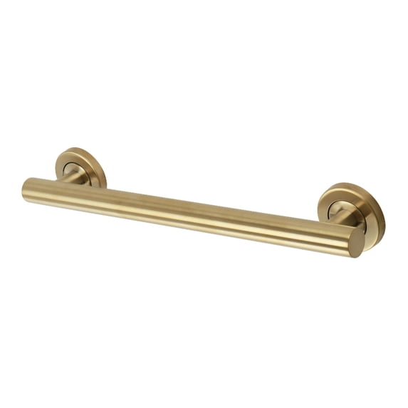 Kingston Brass GBS1412CS7 Berwyn 12-Inch x 1-1/4-Inch O.D. Stainless Steel Grab Bar in Brushed Brass