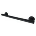 thumbnail image 1 of Kingston Brass GBS1418CS0 Berwyn Wall Mount 18" Grab Bar, 1-1/4" O.D, Matte Black, 1 of 4