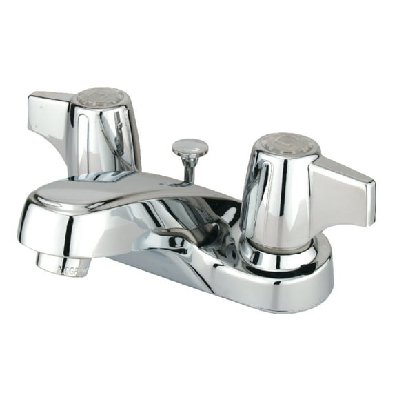 Kingston Brass GKB160B 4 in. Centerset Bathroom Faucet, Polished Chrome