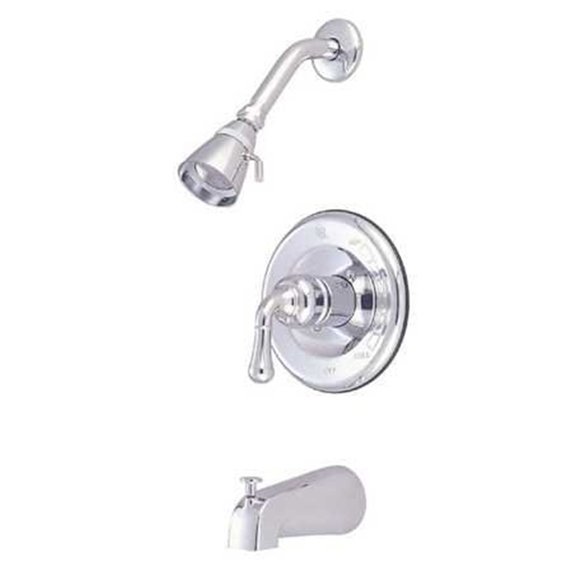 Kingston Brass GKB1631T Water Saving Magellan Single Handle and Tub and Shower Faucet- Trim Only, Chrome