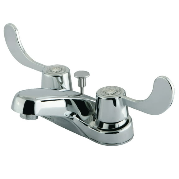 Kingston Brass GKB181 4 in. Centerset Bathroom Faucet, Polished Chrome