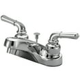 thumbnail image 1 of Kingston Brass GKB251 Water Saving Magellan Centerset Lavatory Faucet with Lever Handles and ABS Pop-Up, Chrome, 1 of 2