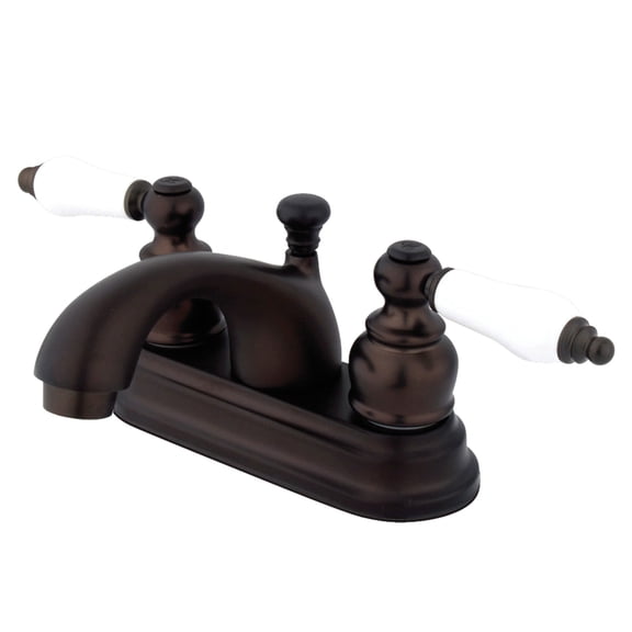 Kingston Brass GKB2605PL 4 in. Centerset Bathroom Faucet, Oil Rubbed Bronze