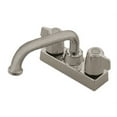 thumbnail image 1 of Kingston Brass GKB470SN Water Saving Franklin Laundry Tray Faucet with Canopy Handles, Satin Nickel, 1 of 1