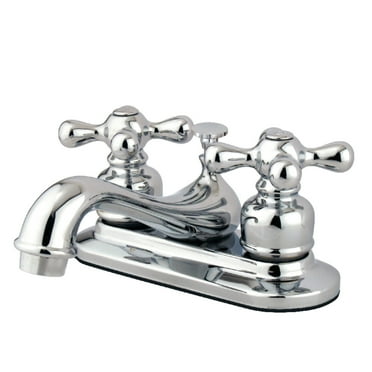 Kingston Brass GKB601AXB 4 in. Centerset Bathroom Faucet, Polished Chrome