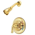 thumbnail image 1 of Kingston Brass GKB632SO Water Saving Magellan Shower Combination with 1.5GPM Water Savings Showerhead, Polished Brass, 1 of 1