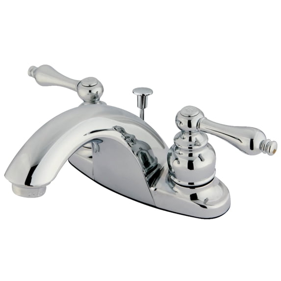 Kingston Brass GKB7641AL 4 in. Centerset Bathroom Faucet, Polished Chrome