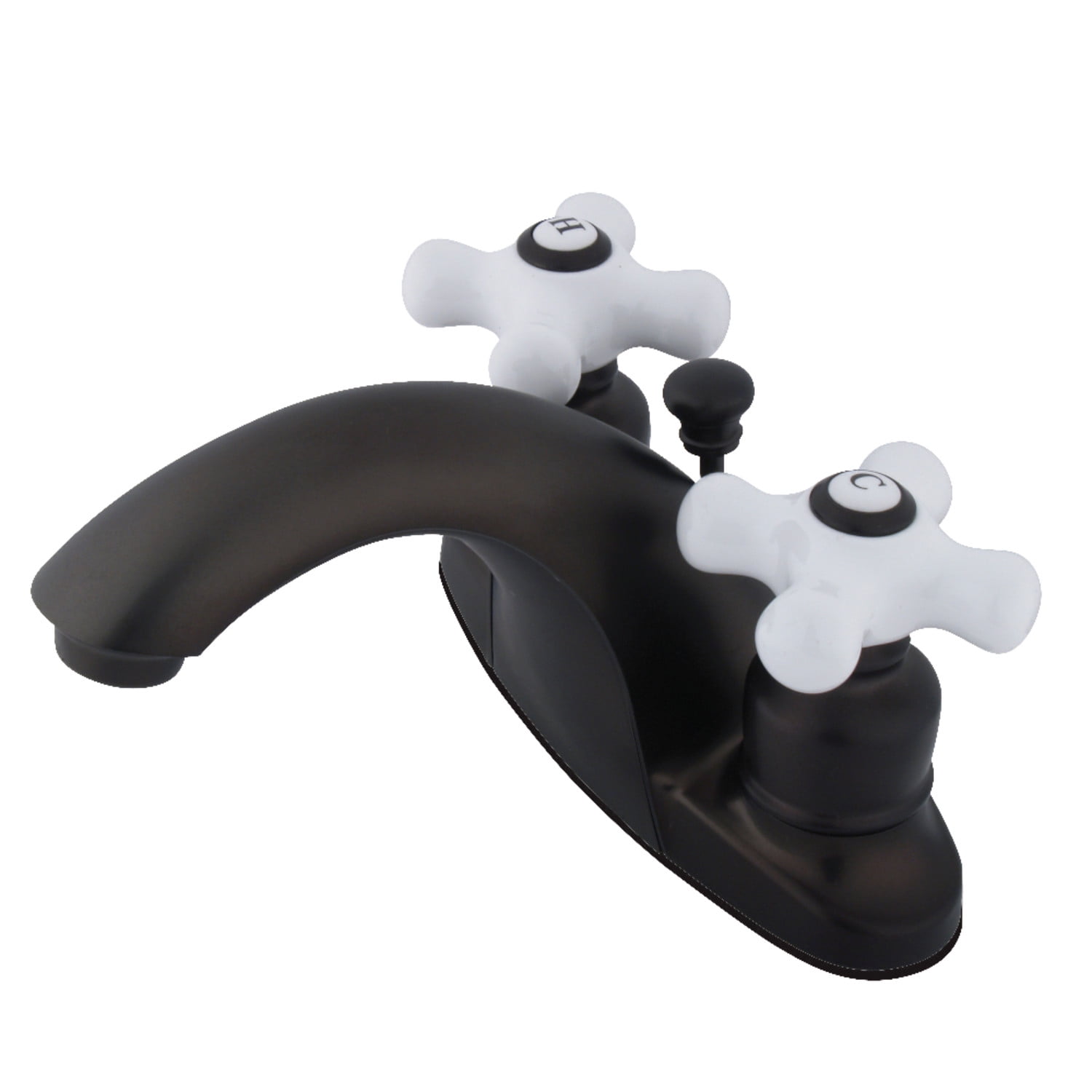 Kingston Brass GKB7645PX 4 in. Centerset Bathroom Faucet, Oil Rubbed Bronze