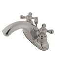 thumbnail image 1 of Kingston Brass GKB7648AX 4 in. Centerset Bathroom Faucet, Brushed Nickel, 1 of 2