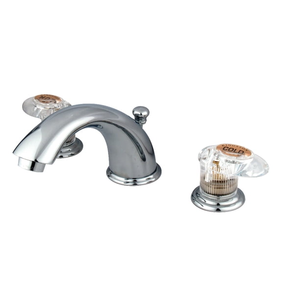 Kingston Brass GKB961ALL Widespread Bathroom Faucet, Polished Chrome