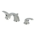 thumbnail image 1 of Kingston Brass GKB961LL Widespread Bathroom Faucet, Polished Chrome, 1 of 2