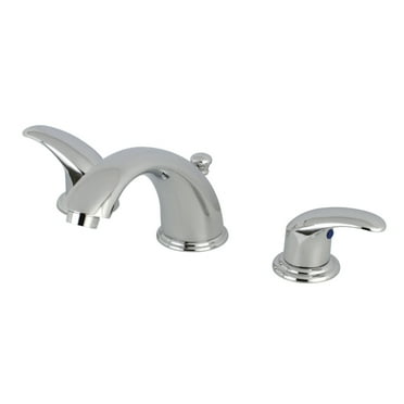 Kingston Brass GKB961LL Widespread Bathroom Faucet, Polished Chrome