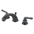 thumbnail image 1 of Kingston Brass GKB963 Widespread Bathroom Faucet, Black Stainless, 1 of 2