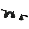 thumbnail image 1 of Kingston Brass GKB965FL Widespread Bathroom Faucet, Oil Rubbed Bronze, 1 of 2