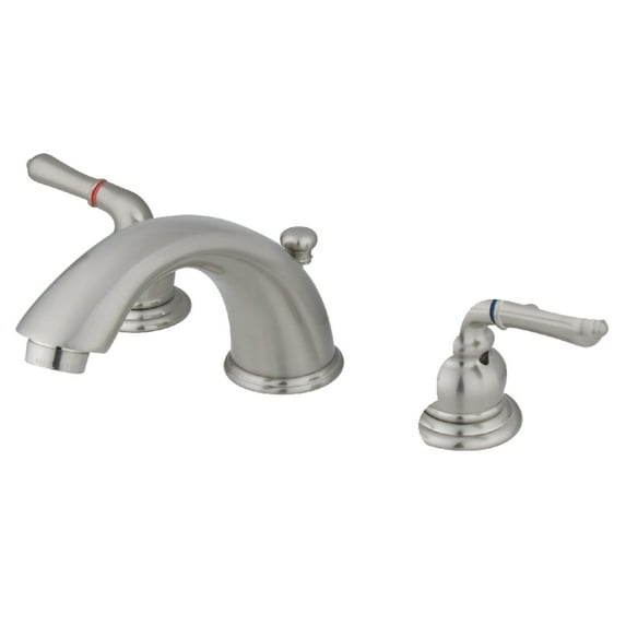 Kingston Brass GKB968 Widespread Bathroom Faucet, Brushed Nickel